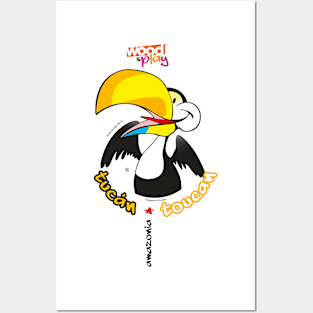 TOUCAN Wood&Play Amazon rainforest Posters and Art